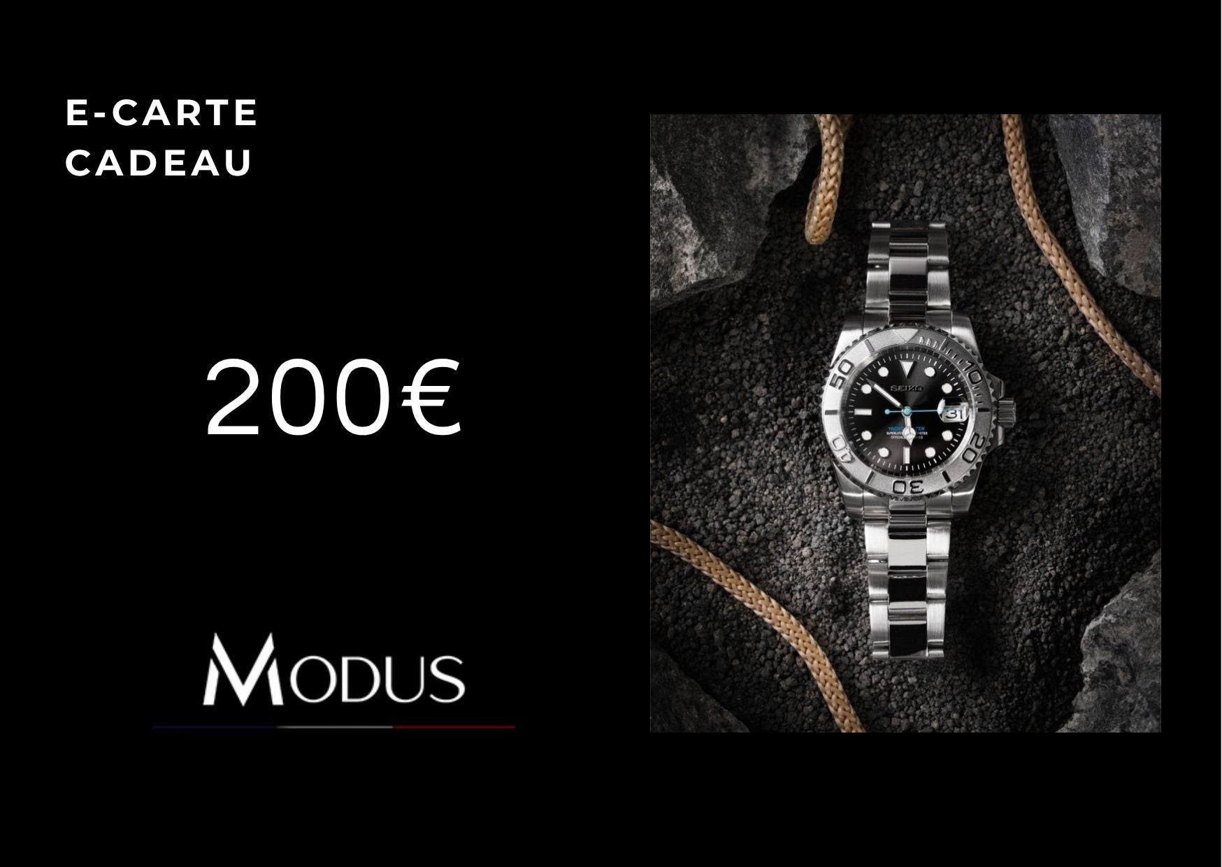 E-CARTE CADEAU MODUS