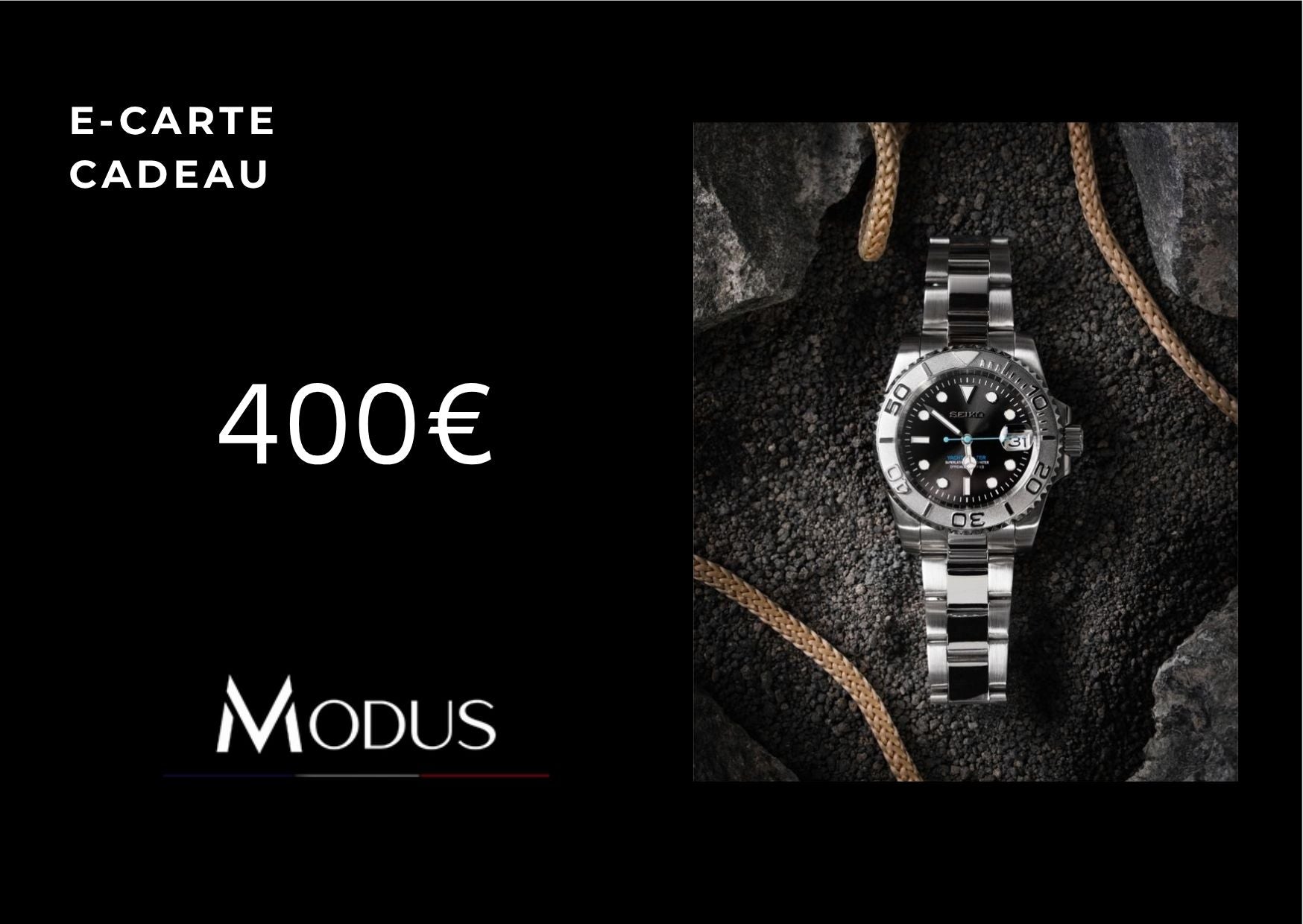 E-CARTE CADEAU MODUS