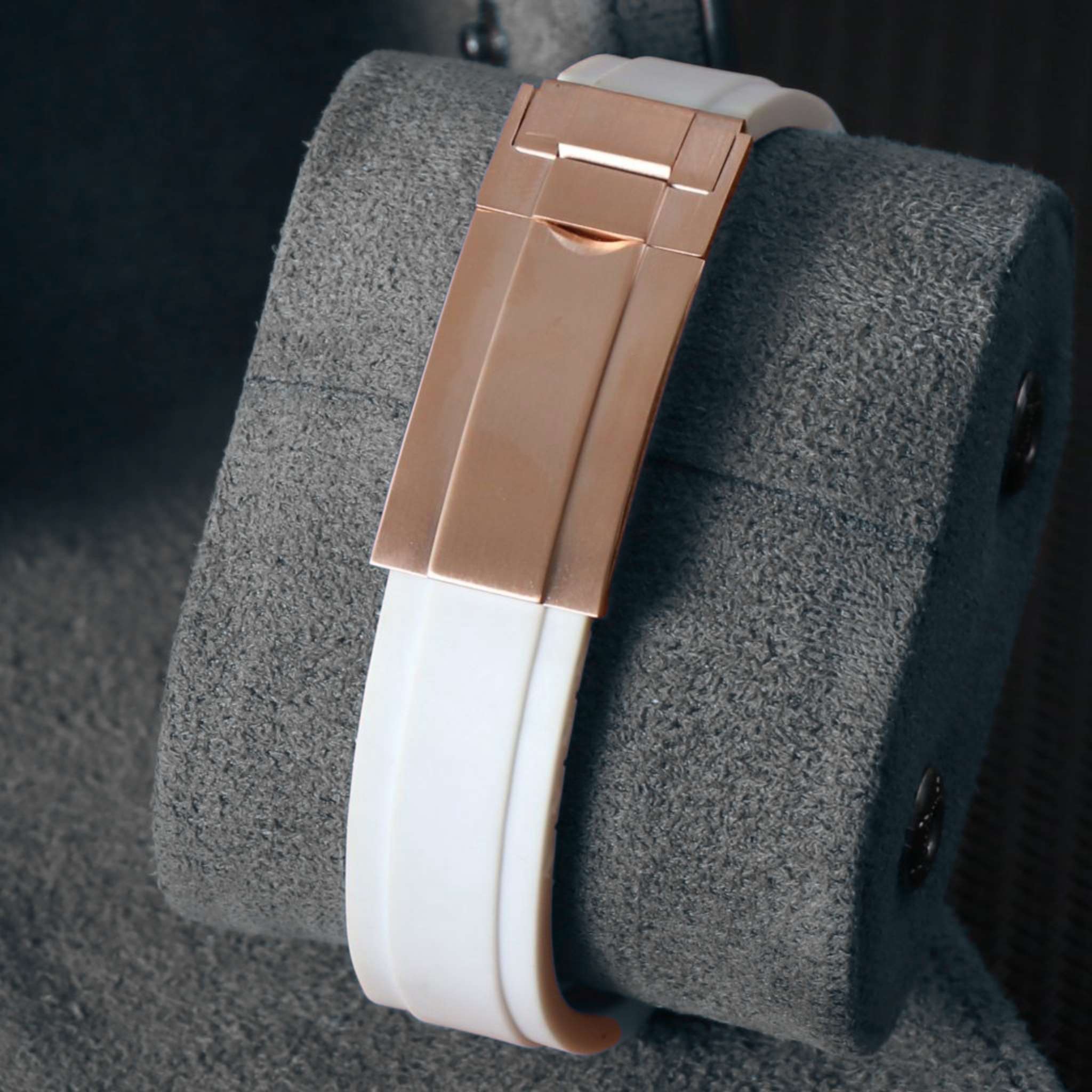 SEIKMOD DAYTONA | WHITE ROSE GOLD OYSTERFLEX