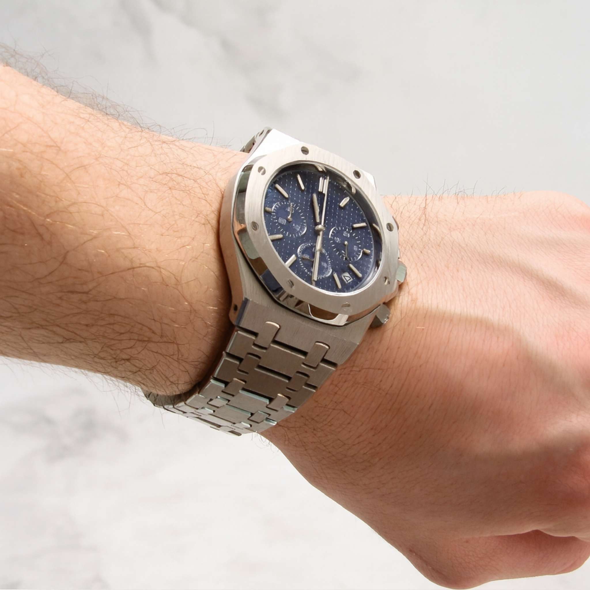 SEIKMOD ROYAL OAK | CHRONO BLEU