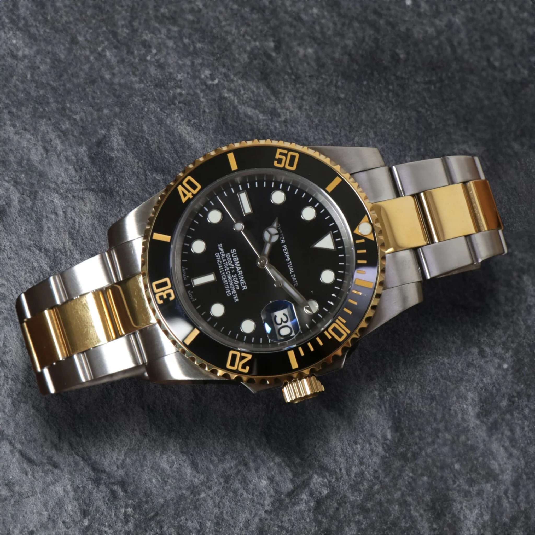 SEIKMOD SUBMARINER | OR ARGENT
