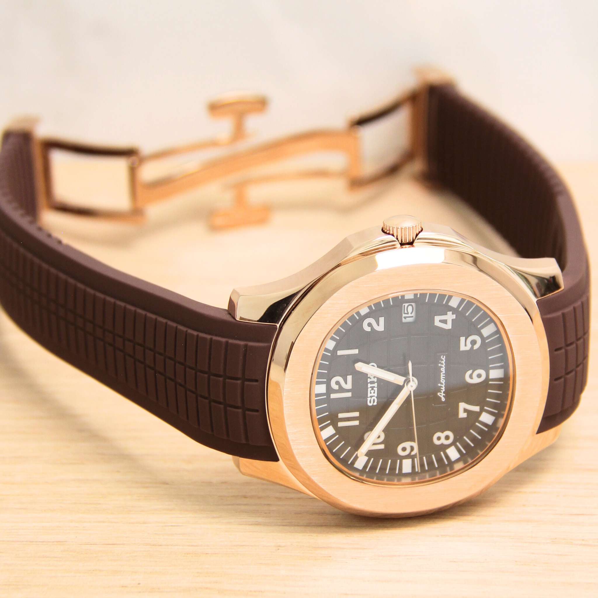 SEIKMOD AQUANAUT | BROWN ROSE GOLD