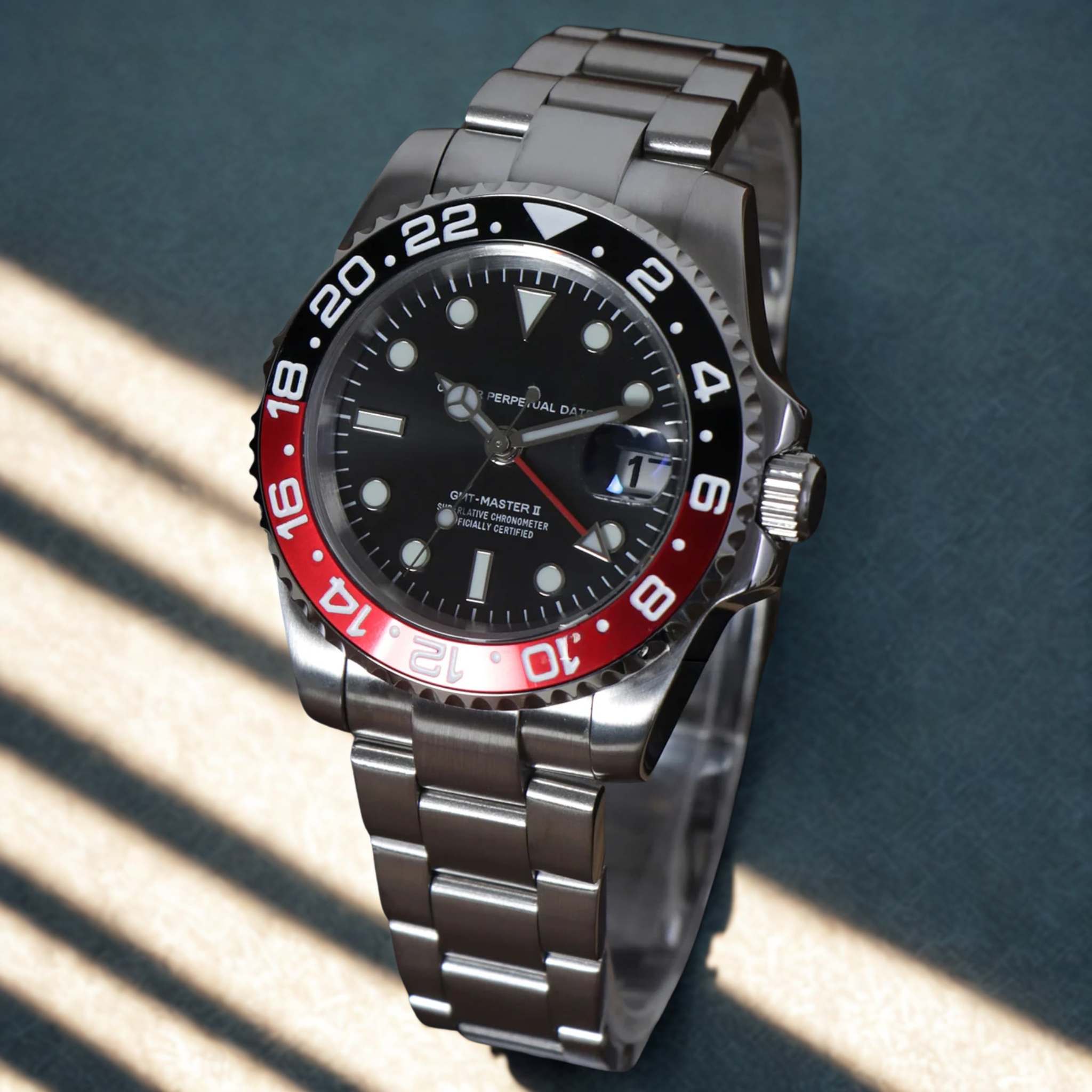 Montre SEIKMOD GMT Coke  automatique NH34, assemblée en France