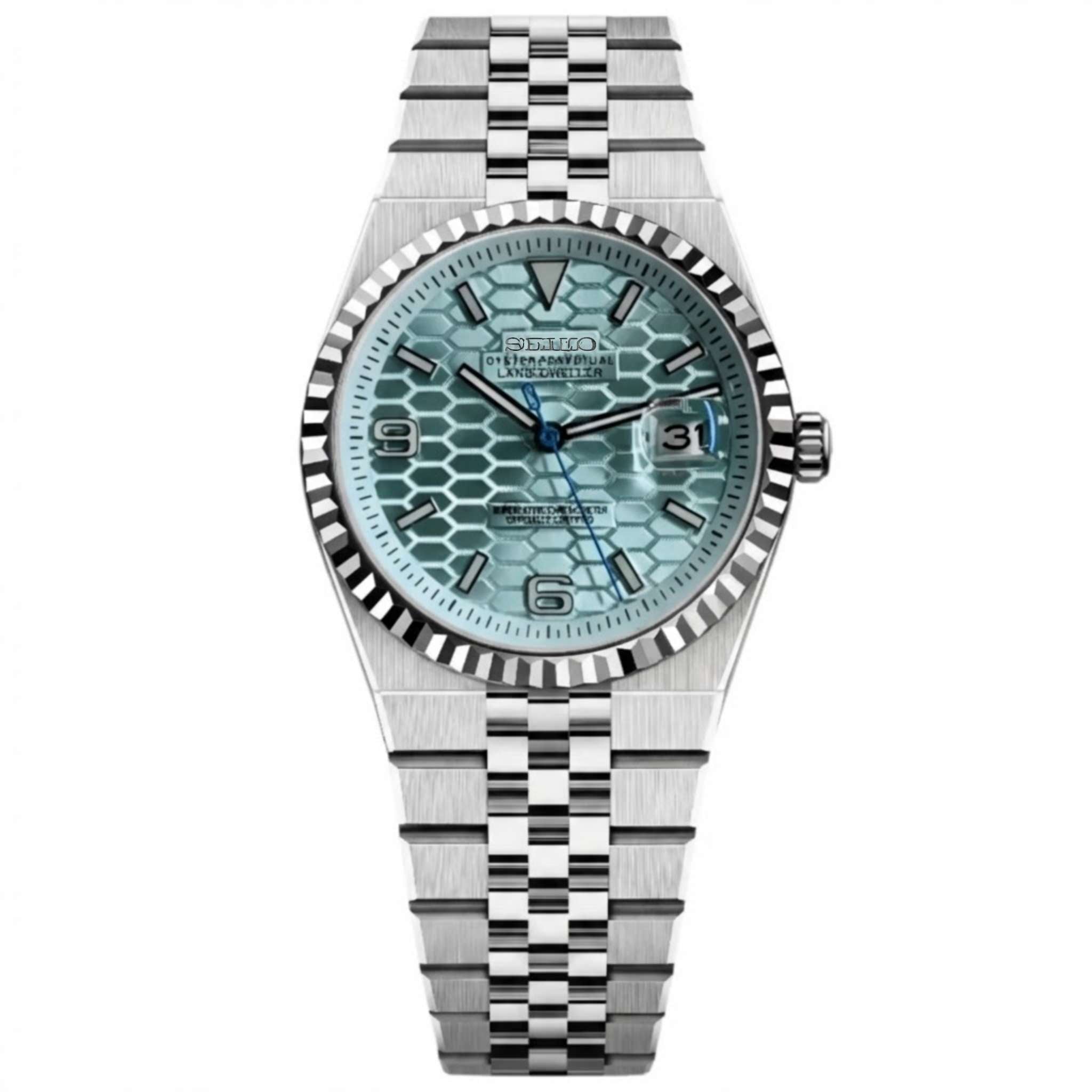 Montre Seikmod Land Dweller Ice Blue assemblée en France par Modus Horlogerie