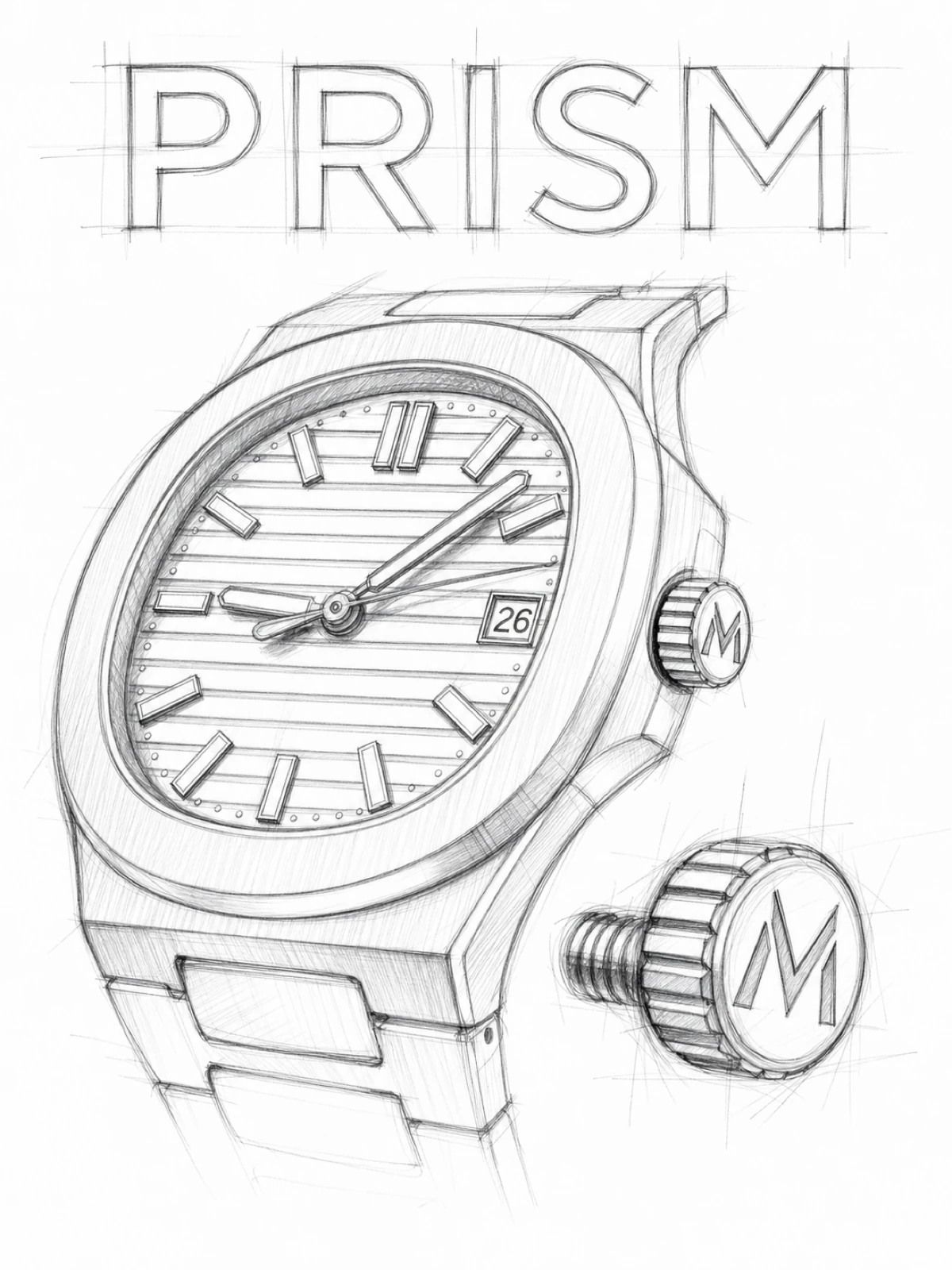 Esquisse PRISM · Automatique · Bleu cobalt