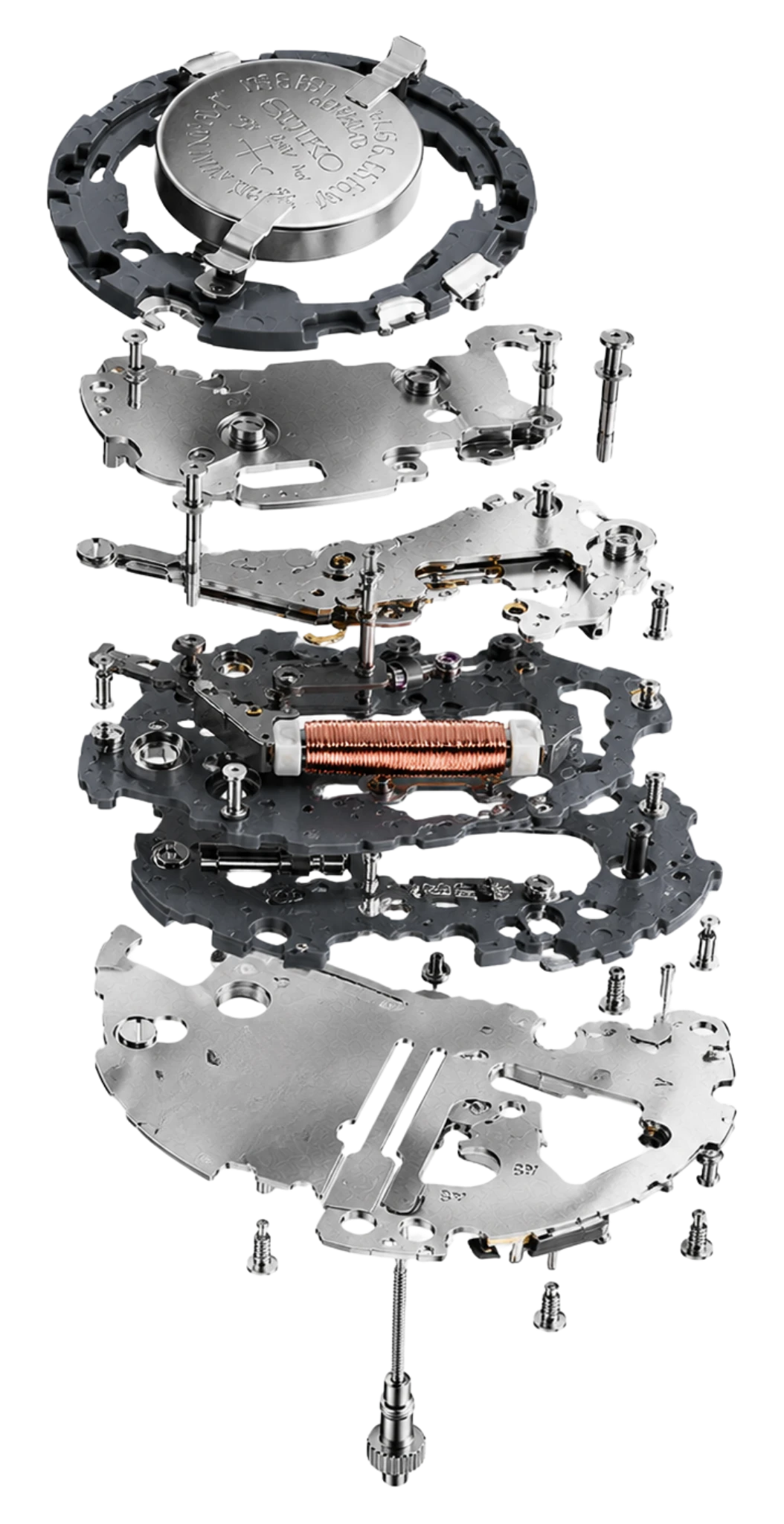 Calibre VK63 — vue éclatée